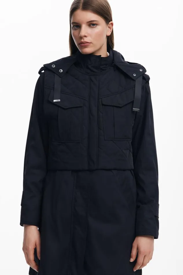 Women Coats And Jackets Desigual 2in1 Parka