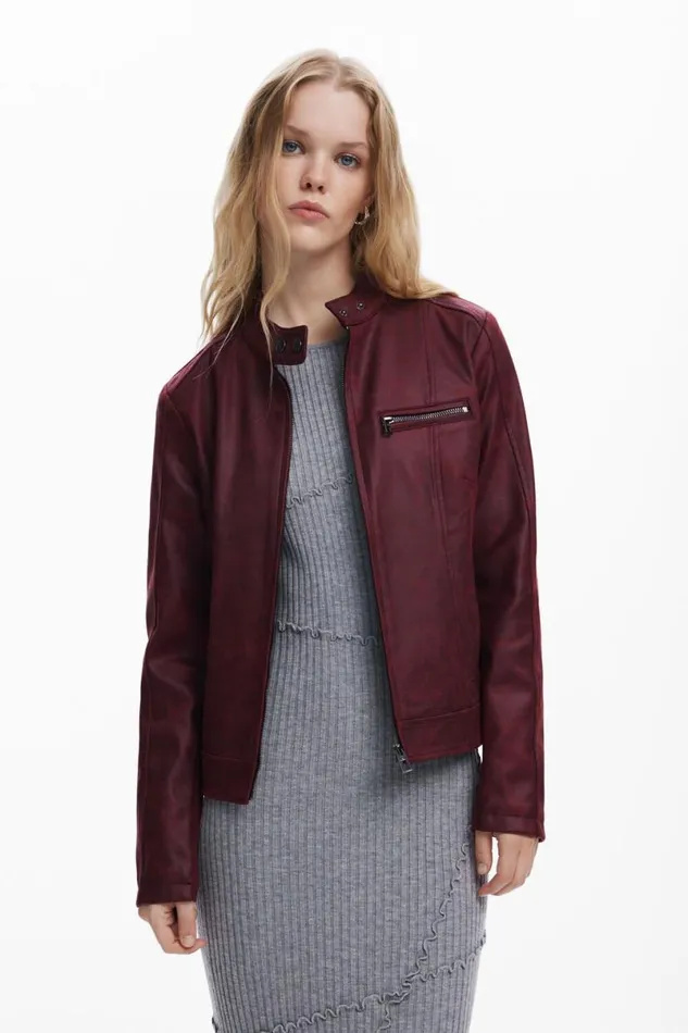 Women Coats And Jackets Desigual Biker Jacket