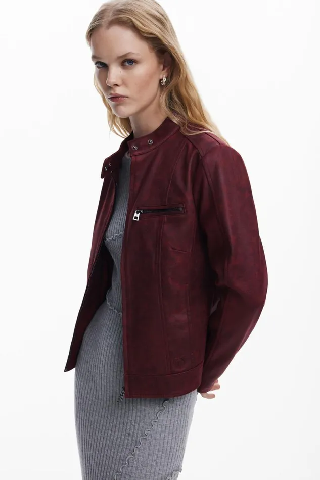 Women Coats And Jackets Desigual Biker Jacket