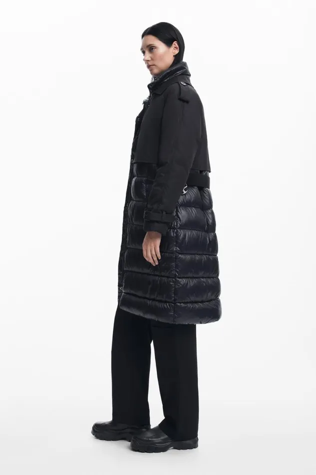 Women Coats And Jackets Desigual Combined Padded Coat
