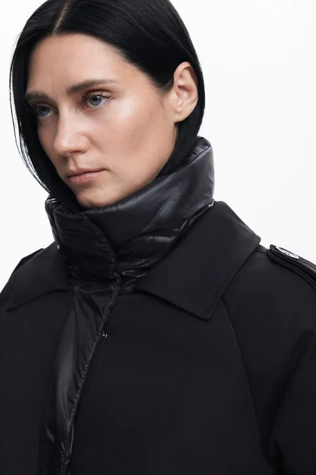 Women Coats And Jackets Desigual Combined Padded Coat