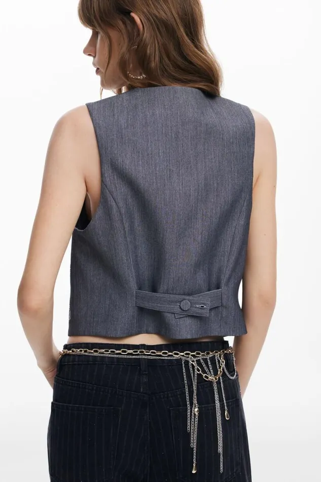 Women Coats And Jackets Desigual Tailored Vest