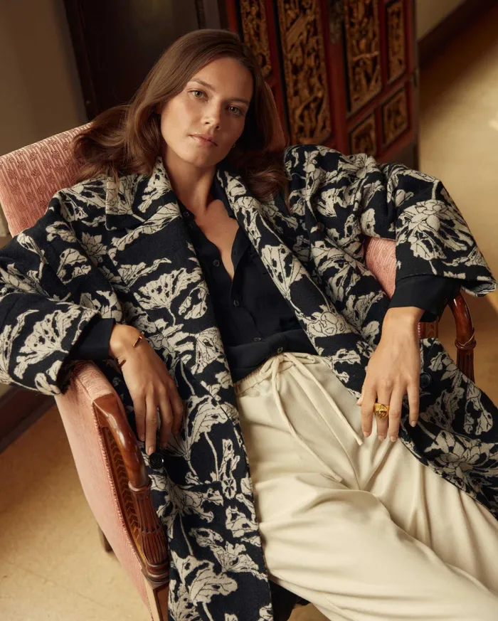 Women Cocoon Coat Custom Blackwhite Billy Reid Jackets and Outerwear