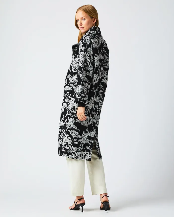 Women Cocoon Coat Custom Blackwhite Billy Reid Jackets and Outerwear