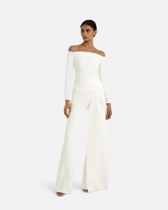 Women Colette Ivory Top Ivory Tops Safiyaa