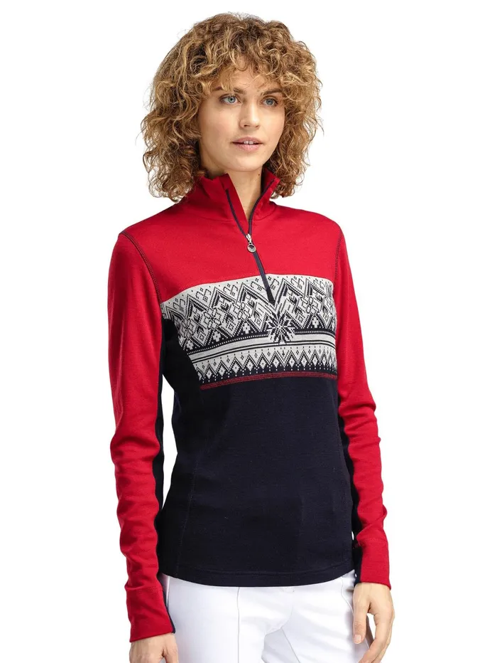 Women Dale Of Norway Halfzip Moritz Superfine Sweater 8211 Superfine Merino