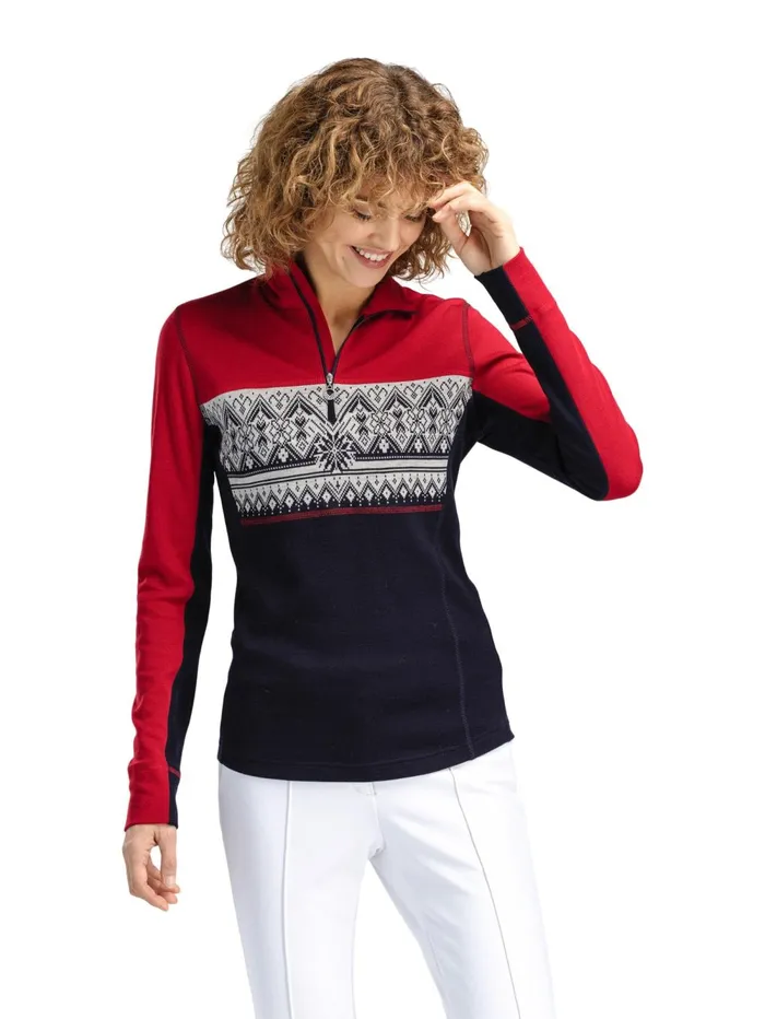 Women Dale Of Norway Halfzip Moritz Superfine Sweater 8211 Superfine Merino
