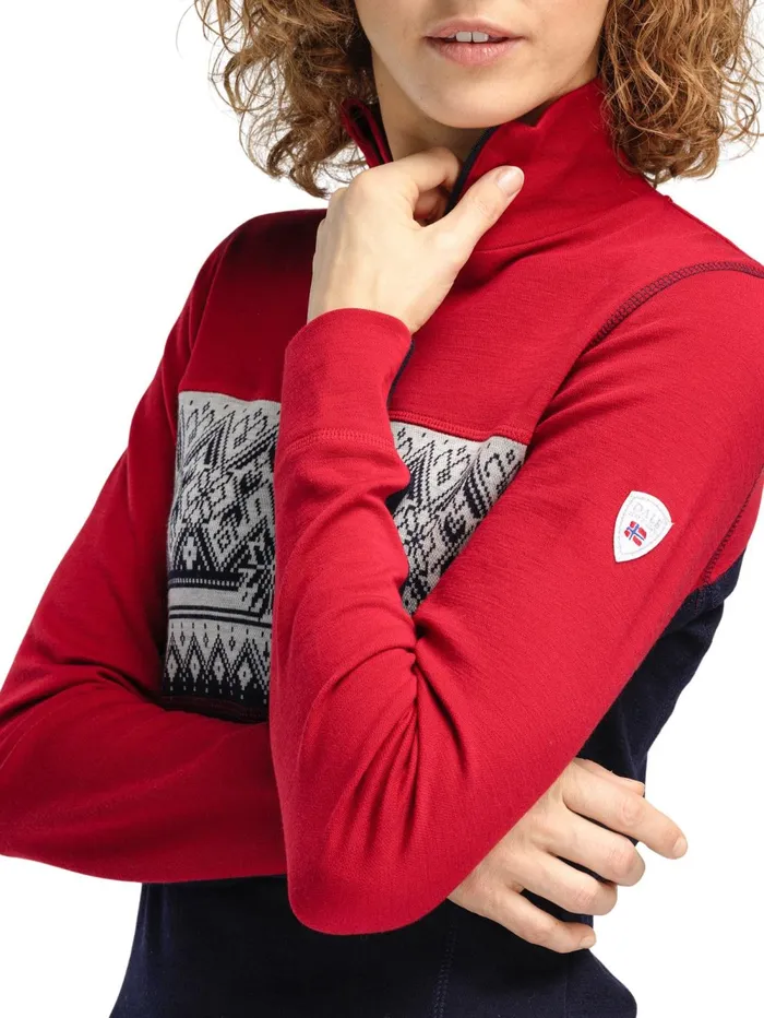 Women Dale Of Norway Halfzip Moritz Superfine Sweater 8211 Superfine Merino