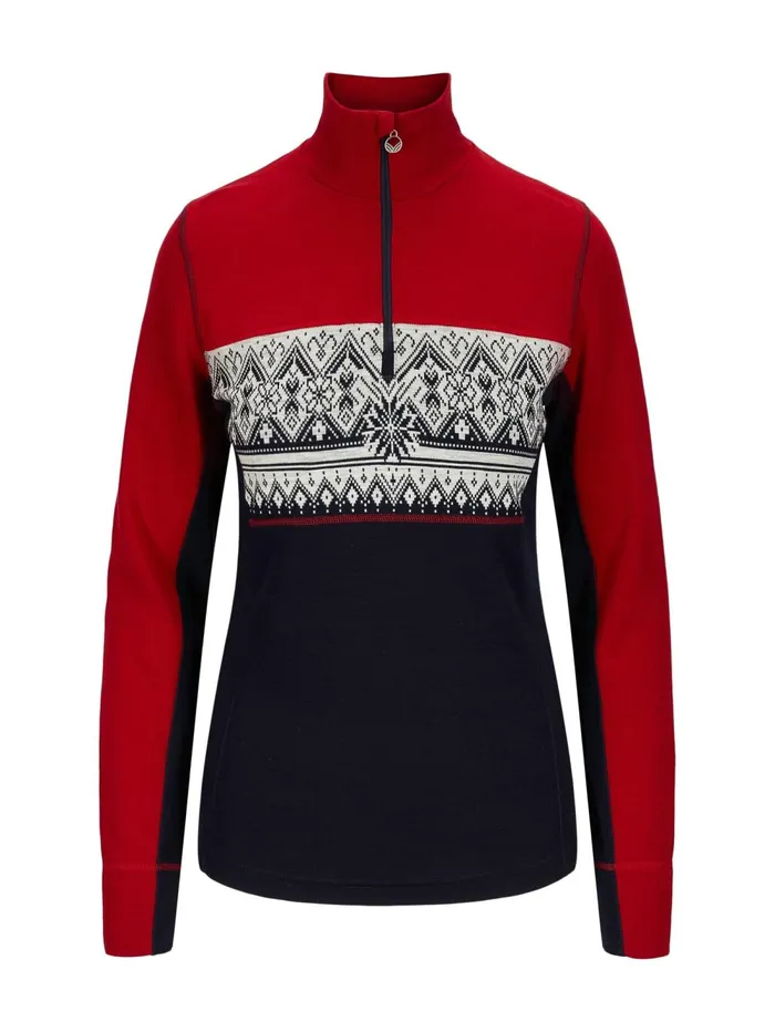 Women Dale Of Norway Halfzip Moritz Superfine Sweater 8211 Superfine Merino
