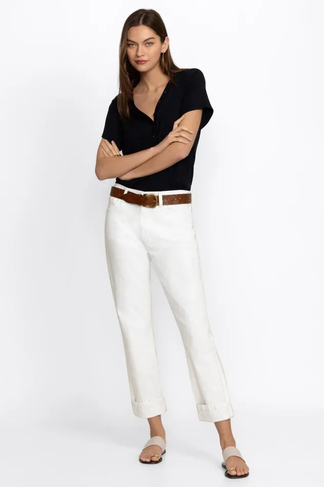 Women Denim Johnny Was BARCELONA BOYFRIEND Blanc Women Denim Johnny Was BARCELONA BOYFRIEND Blanc