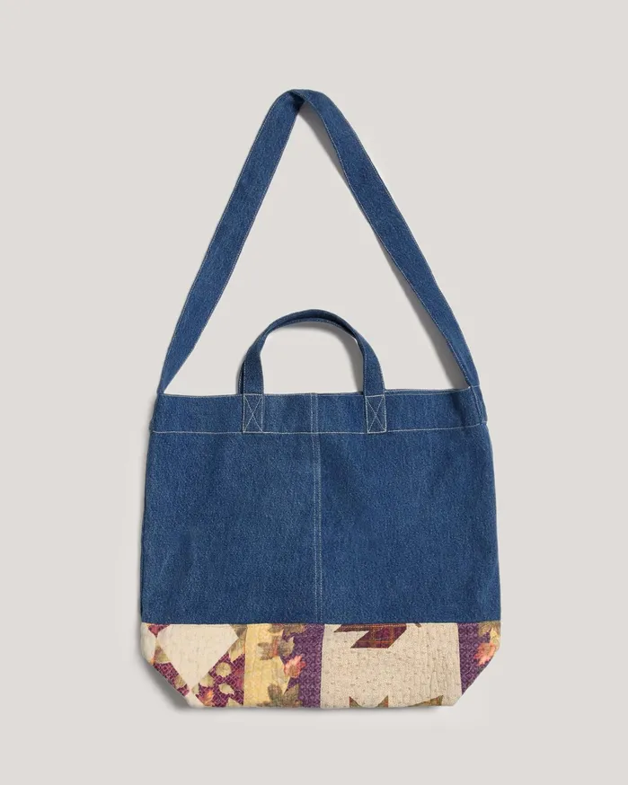 Women Denim Tote Bag Indigo YMC Beyond Retro