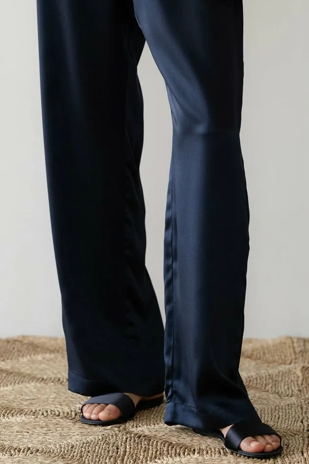 Women DONNI Bottoms The Silk Simple Pant