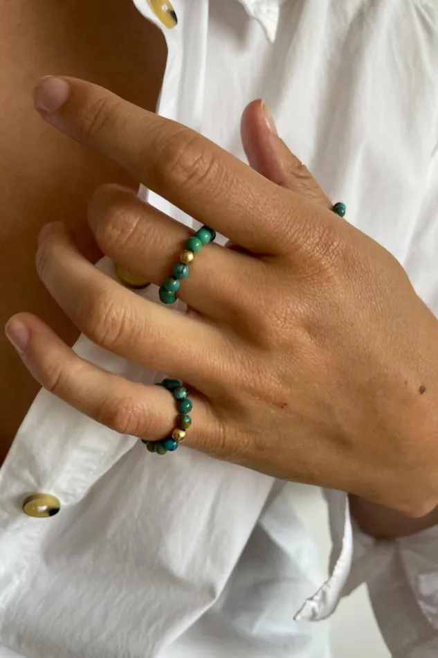 Women DONNI Jewelry The Turquoise Flexi Ring