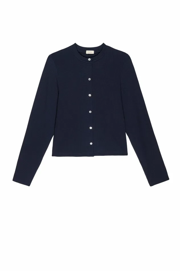 Women DONNI Tops The Box Weave Stretch Cardi