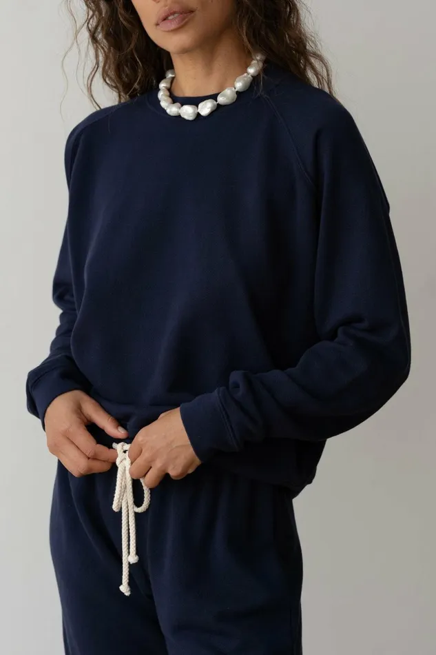 Women DONNI Tops The EcoTerry Crewneck