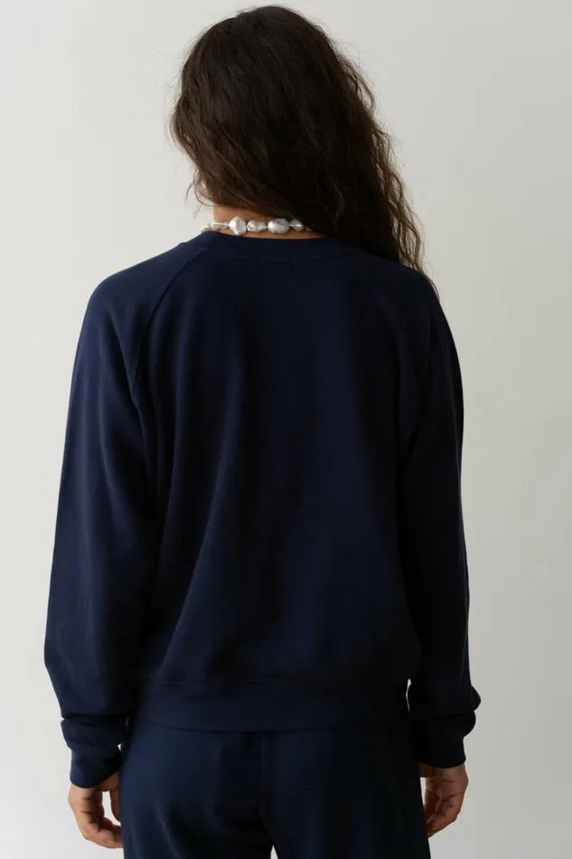 Women DONNI Tops The EcoTerry Crewneck