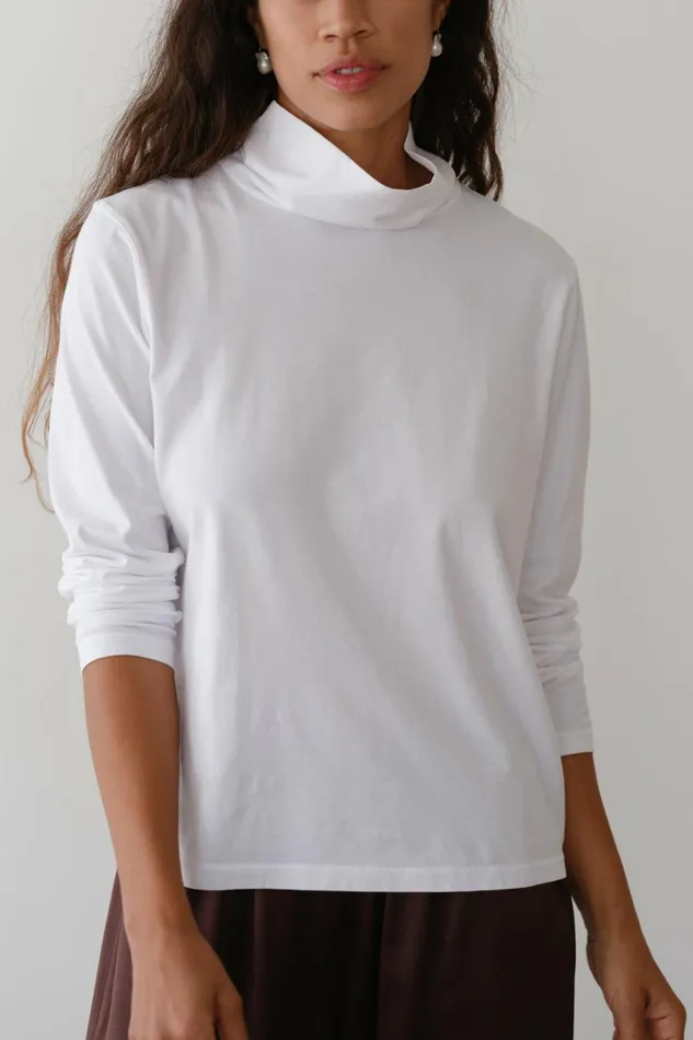 Women DONNI Tops The Jersey Turtleneck