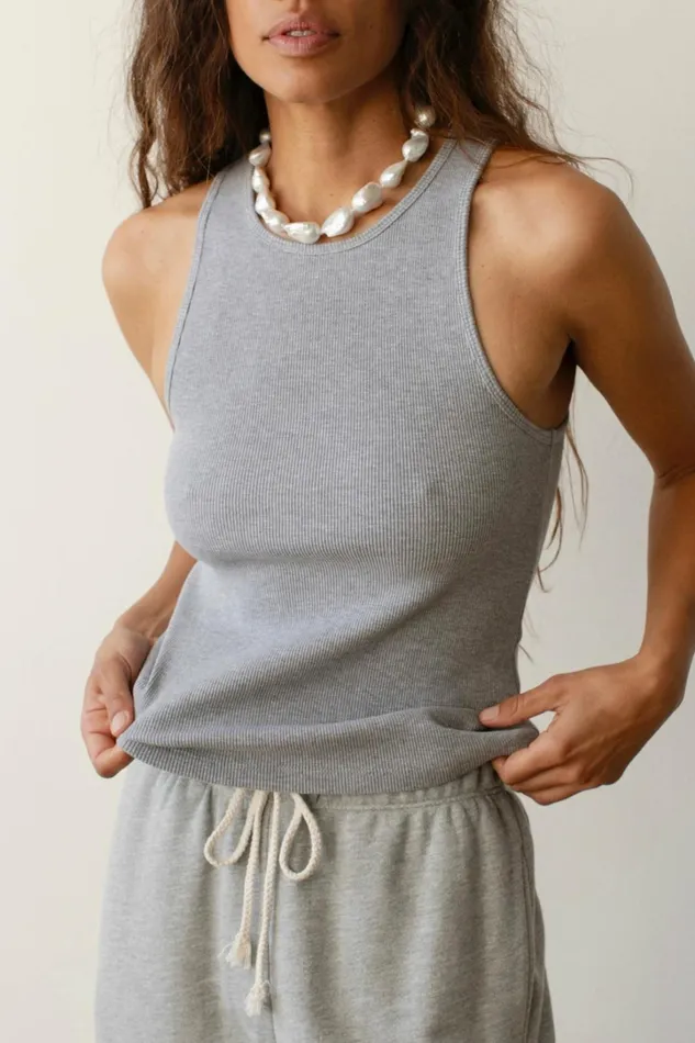 Women DONNI Tops The Rib Tank