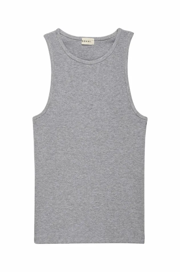 Women DONNI Tops The Rib Tank