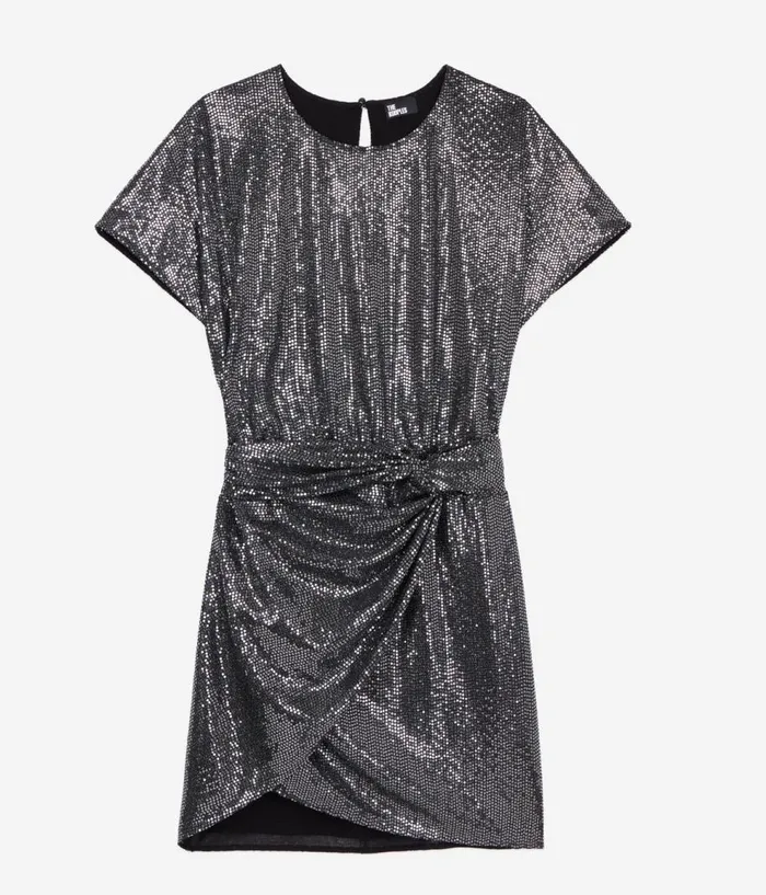 Women Dresses and Jumpsuits THE KOOPLES Short Metallic Dress