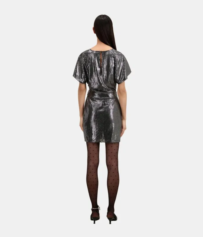 Women Dresses and Jumpsuits THE KOOPLES Short Metallic Dress Women Dresses and Jumpsuits THE KOOPLES Short Metallic Dress