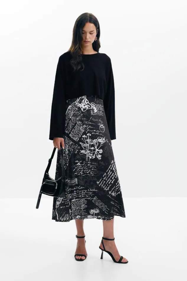 Women Dresses And Jumpsuits Desigual Combined Midi Dress