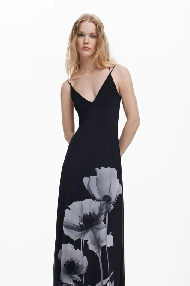 Women Dresses And Jumpsuits Desigual Long Poppy Dress