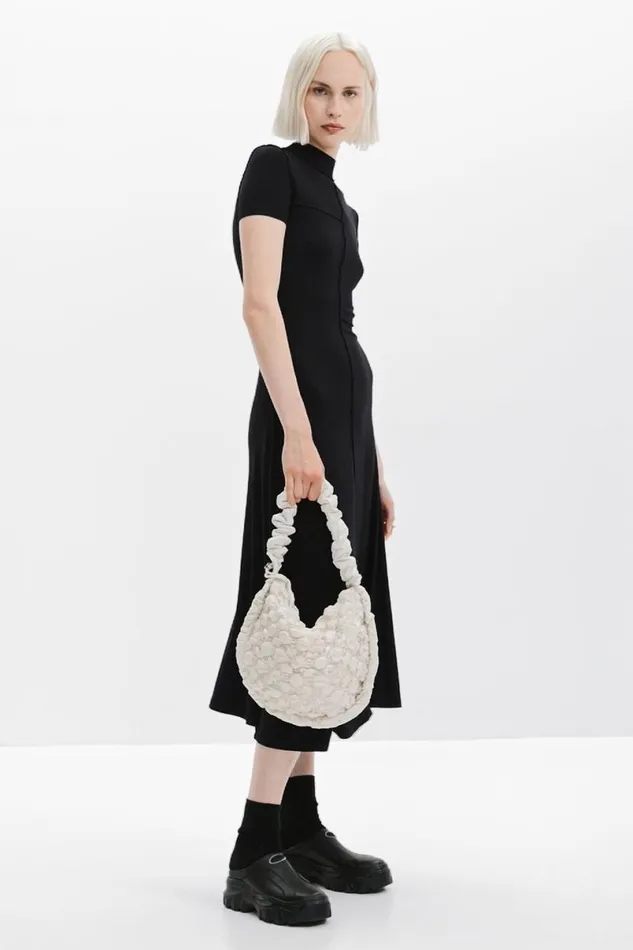 Women Dresses And Jumpsuits Desigual Midi Dress With High Neck