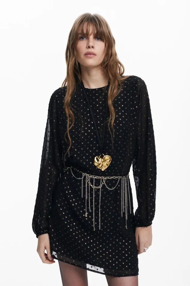 Women Dresses And Jumpsuits Desigual Polka Dot Short Dress
