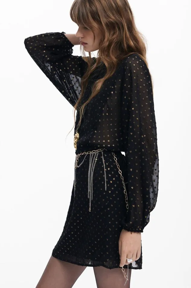 Women Dresses And Jumpsuits Desigual Polka Dot Short Dress