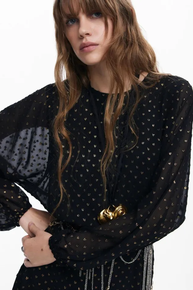 Women Dresses And Jumpsuits Desigual Polka Dot Short Dress