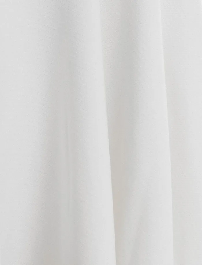 Women Dresses BCBG White Guinevere NeckTie Mini Dress Cloudy White