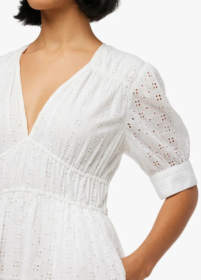 Women Dresses Jumpsuits Joe039s Jeans THE ILLANA BRODERIE DRESS Optic White