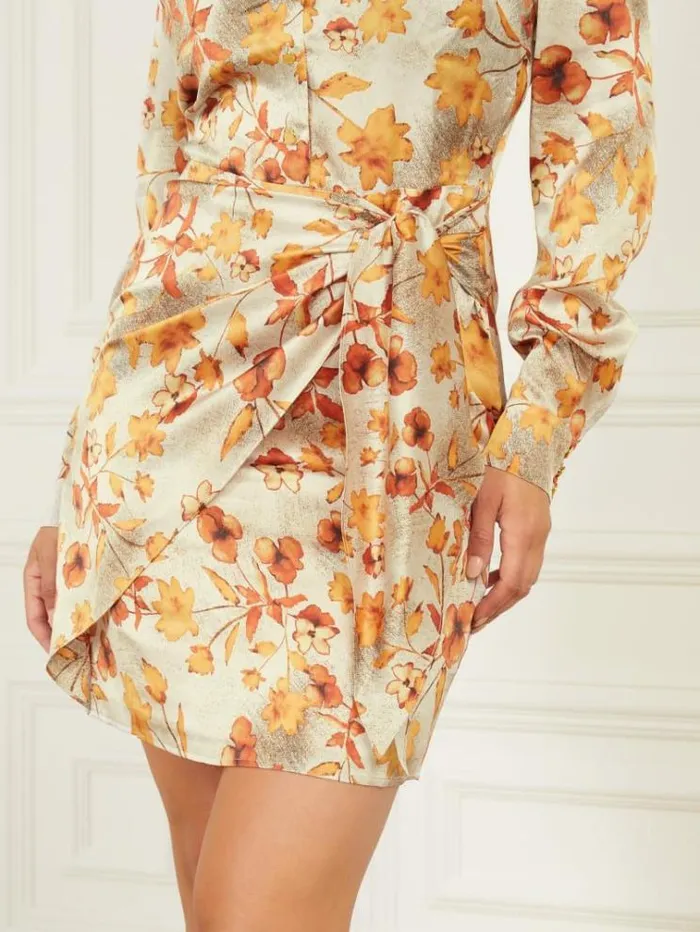 Women Dresses Marciano Autumn Dusk Dress Autumn Dusk Print