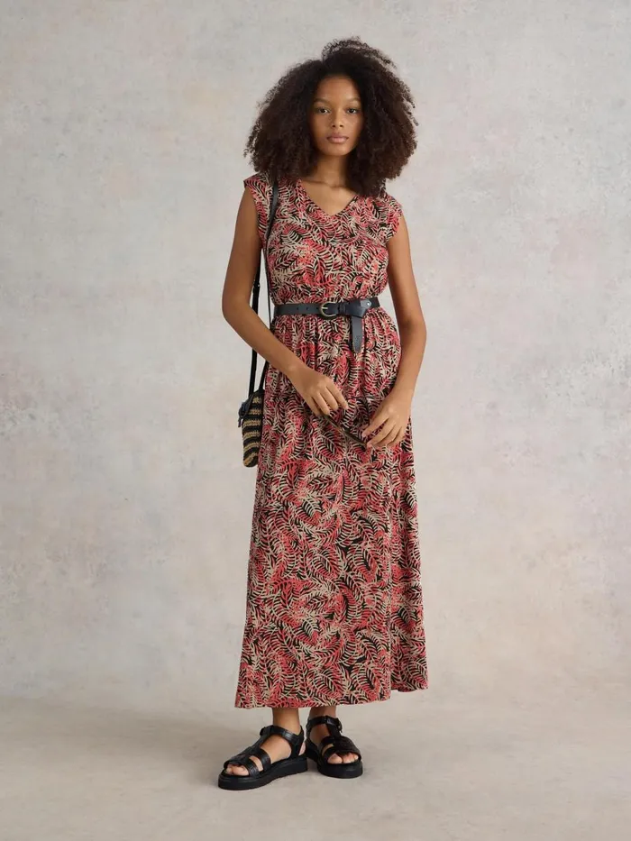 Women DRESSES White Stuff Darcie Jersey Maxi Dress Black Print Women DRESSES White Stuff Darcie Jersey Maxi Dress Black Print