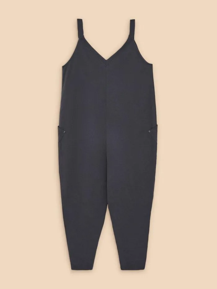 Women DRESSES White Stuff Selina Jersey Jumpsuit Charcoal Grey Women DRESSES White Stuff Selina Jersey Jumpsuit Charcoal Grey