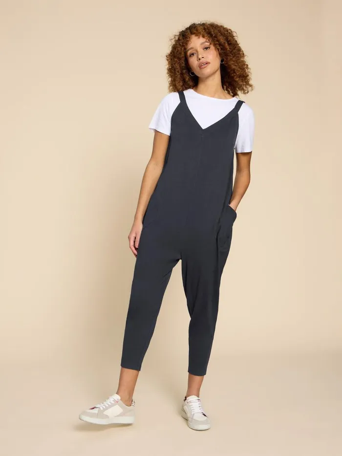 Women DRESSES White Stuff Selina Jersey Jumpsuit Charcoal Grey Women DRESSES White Stuff Selina Jersey Jumpsuit Charcoal Grey