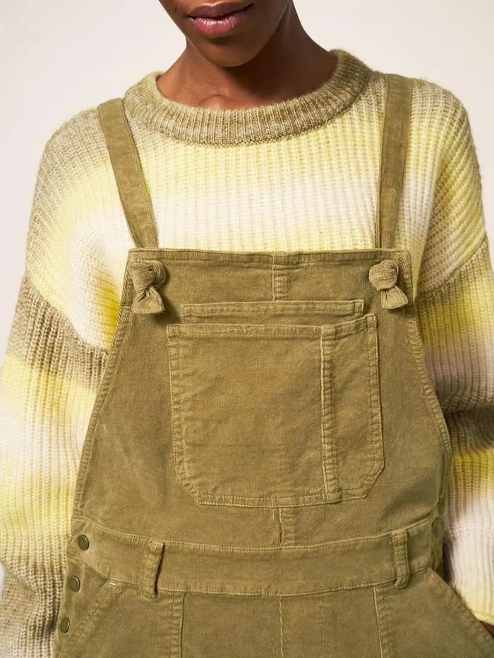 Women DUNGAREES and JUMPSUITS White Stuff Ella Cord Dungaree Khaki Green Women DUNGAREES and JUMPSUITS White Stuff Ella Cord Dungaree Khaki Green