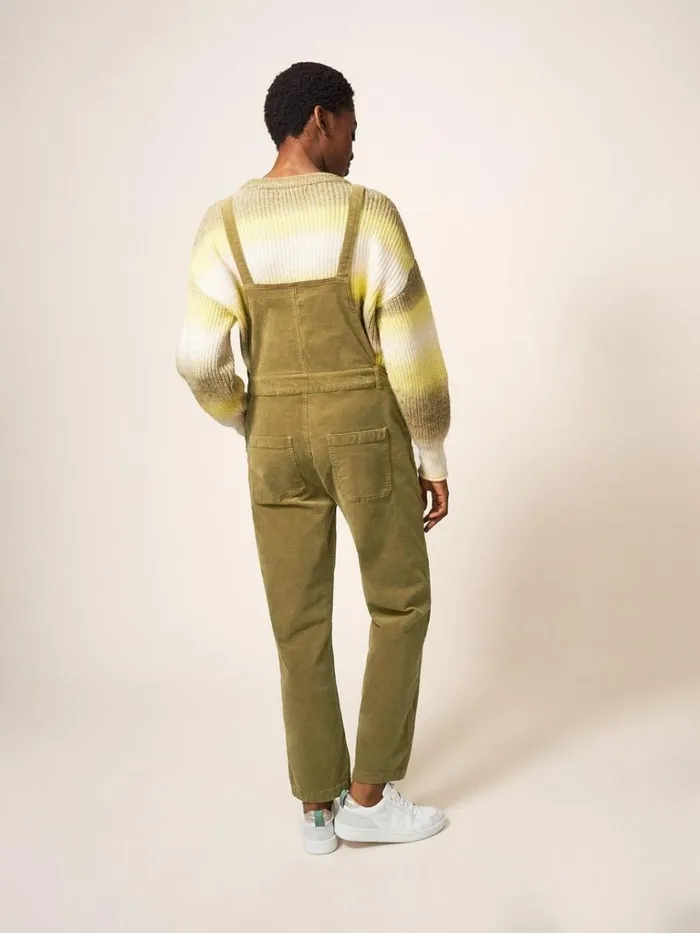 Women DUNGAREES and JUMPSUITS White Stuff Ella Cord Dungaree Khaki Green Women DUNGAREES and JUMPSUITS White Stuff Ella Cord Dungaree Khaki Green