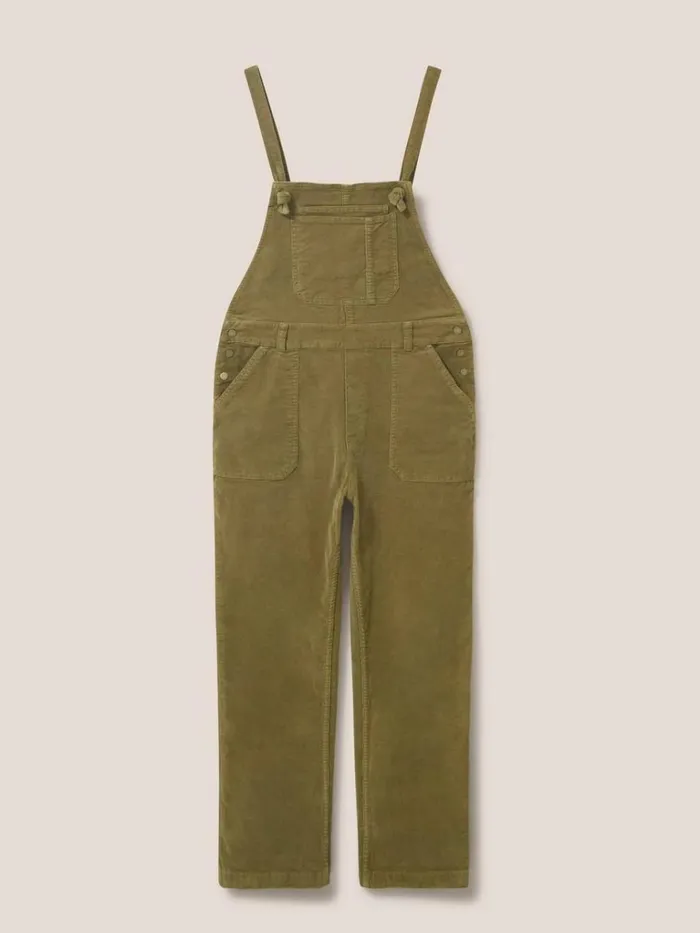 Women DUNGAREES and JUMPSUITS White Stuff Ella Cord Dungaree Khaki Green Women DUNGAREES and JUMPSUITS White Stuff Ella Cord Dungaree Khaki Green