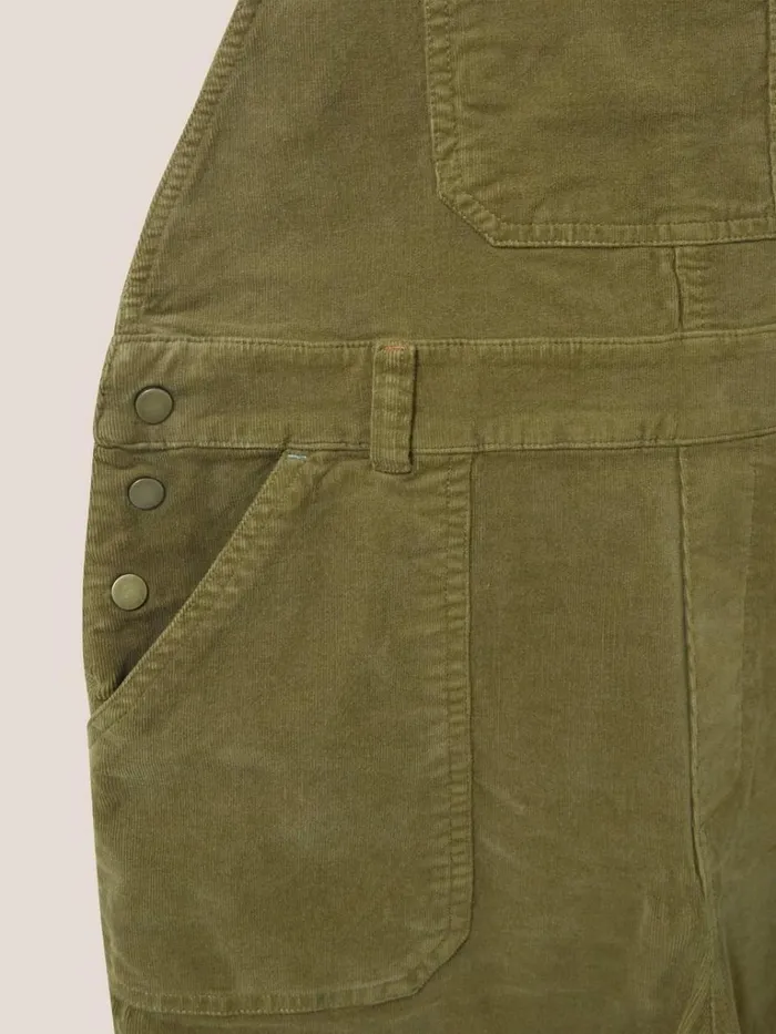 Women DUNGAREES and JUMPSUITS White Stuff Ella Cord Dungaree Khaki Green Women DUNGAREES and JUMPSUITS White Stuff Ella Cord Dungaree Khaki Green