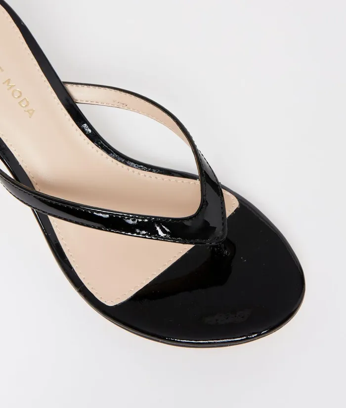 Women Effi 4 Low Heel 8211 Black Pelle Moda Sandals