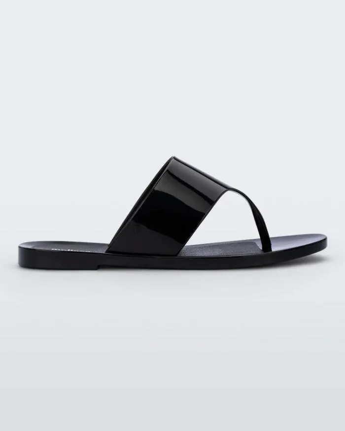 Women Essential Chic Black Melissa Flip Flops