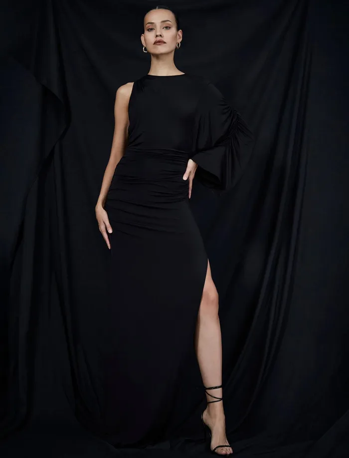 Women Evening Dresses and Gowns BCBG Black Merritt Evening Gown Black