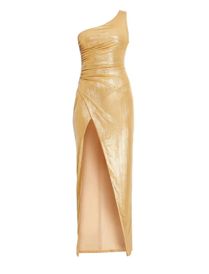 Women Evening Dresses and Gowns BCBG Leoni One Shoulder Dress Trophy Cup