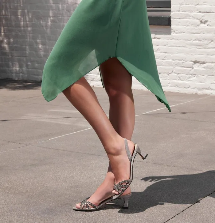 Women Felice Low Heel 8211 Pewter Pelle Moda Low Heels