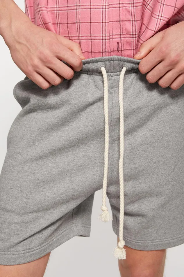 Women Fleece Shorts Light Grey Melange Acne Studios Shorts