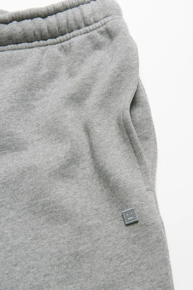 Women Fleece Shorts Light Grey Melange Acne Studios Shorts