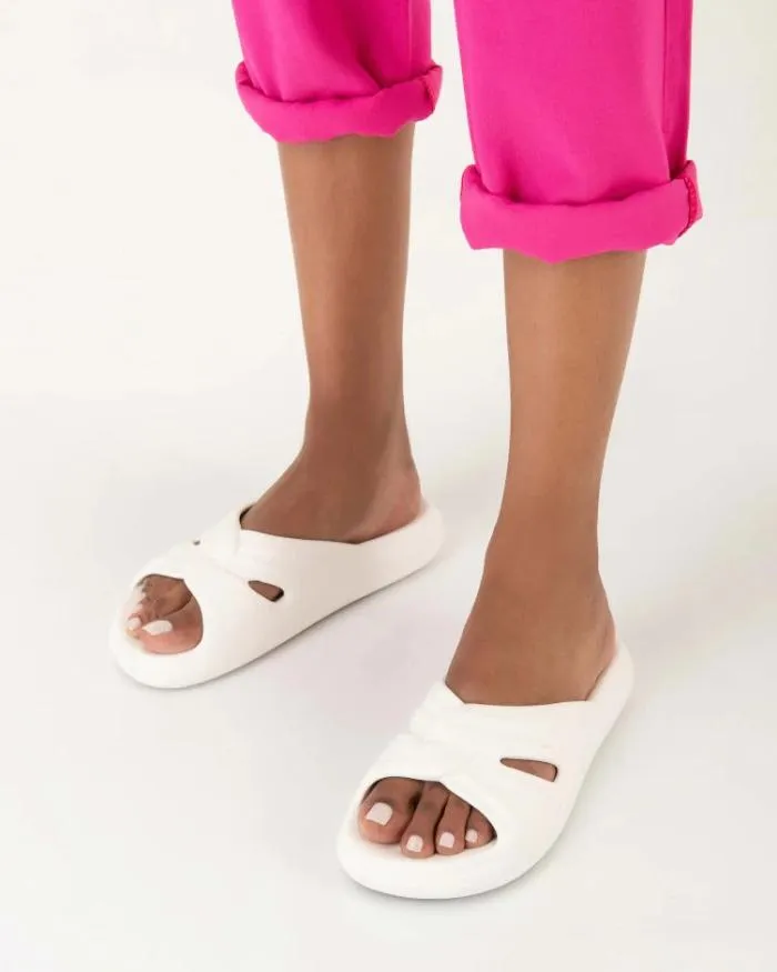 Women Free Slide White Melissa Slides