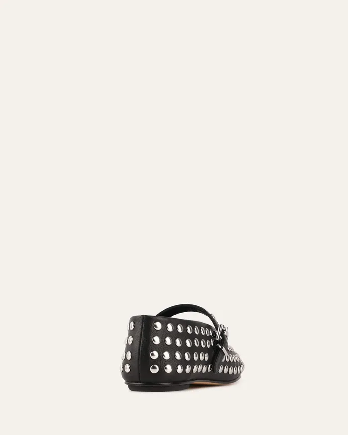 Women Gigi casual flats black leather CASUAL jomercer